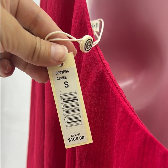 Max Studio Cranberry One Shoulder Sleeveless Sundress - Picture 5 of 5